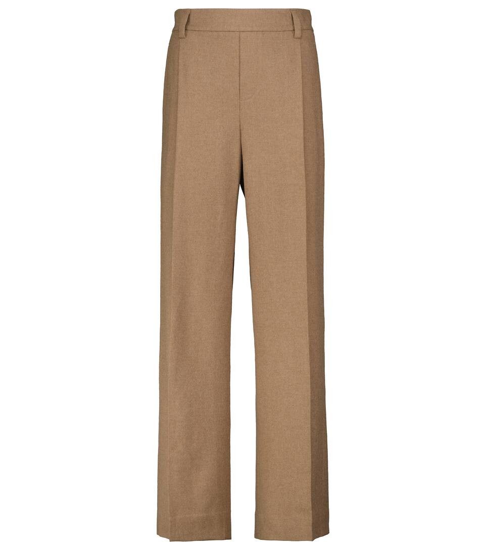 High-rise wool-blend pants | Mytheresa (US/CA)