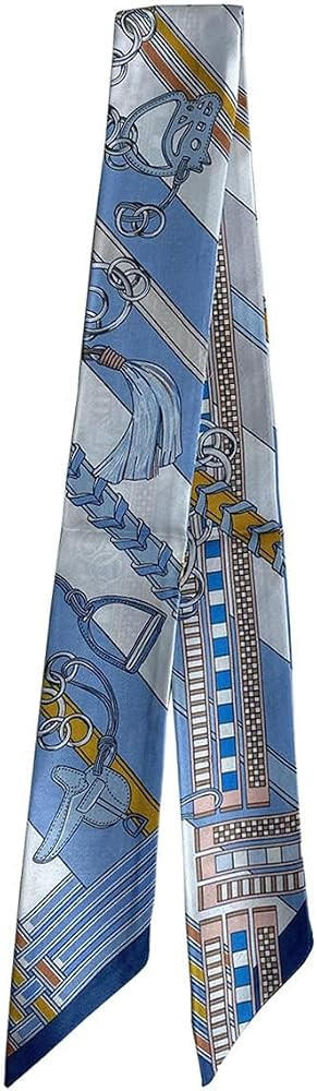 100% Mulberry silk Scarf Head Hair Ribbon Handbag Handle wrap Tie Bundle Neckerchief Scarf for wo... | Amazon (US)
