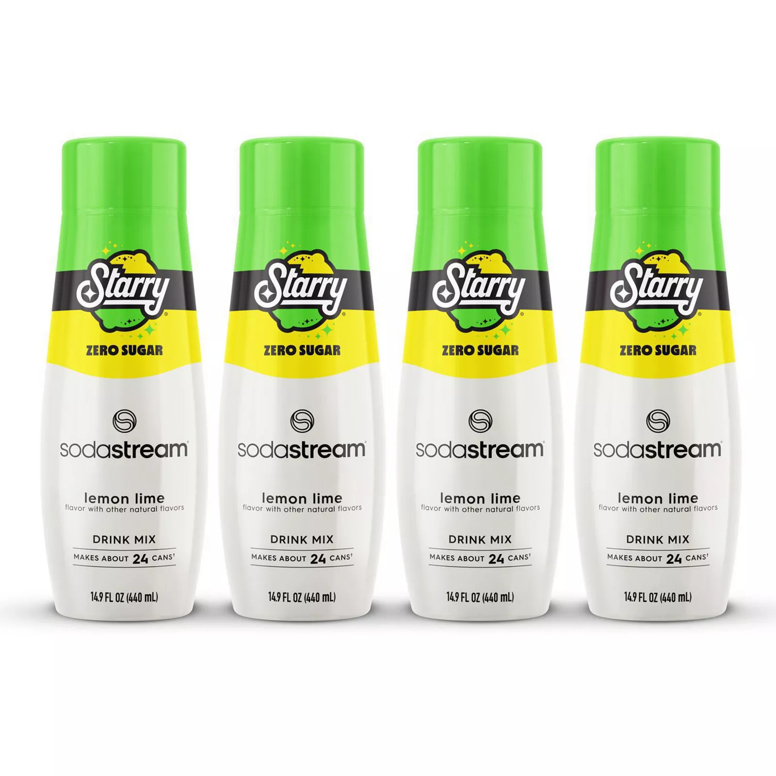 SodaStream Starry Zero Sugar Lemon Lime Drink Mix 4-pk., Multi None | Kohl's