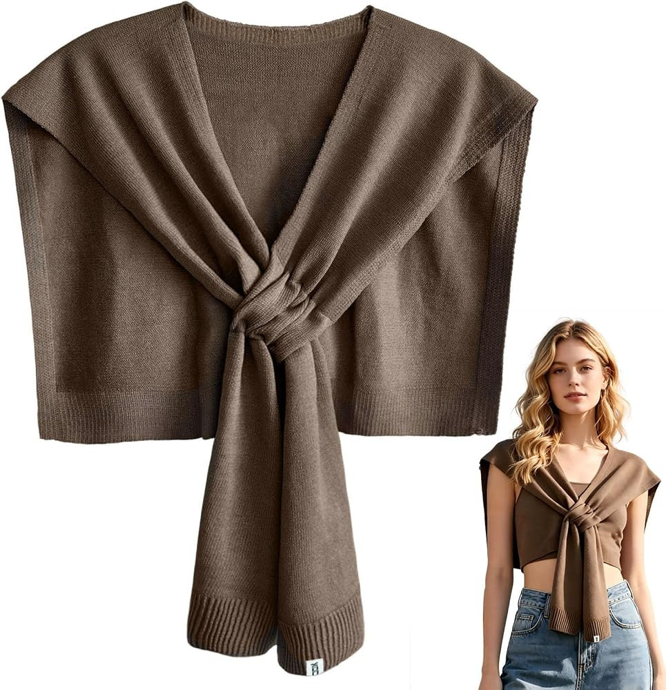 huablo Shoulder Shawls for Women, Sweater Shawl Wraps, Knitted Shawl Wrap | Amazon (US)