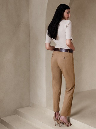 Siena Slim Italian Wool Ankle Pant | Banana Republic (US)
