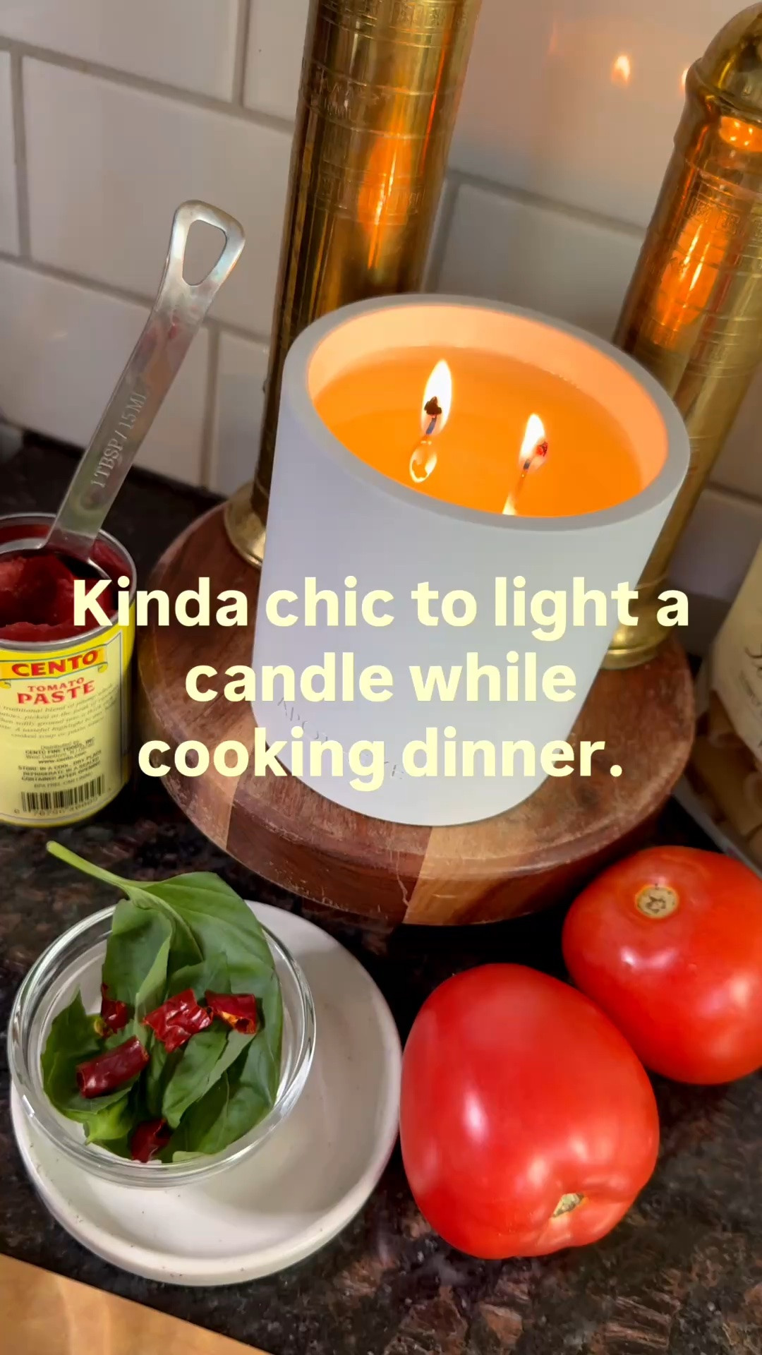 Kinda chic to light a candle while cooking dinner 🔥 

This Tomato Tarragon candle has that fresh, green, just-picked-from-the-garden scent that feels perfect in the kitchen. It makes an ordinary weeknight dinner feel a little more intentional, even when we’re just chopping vegetables and fixing a meal everyone will actually eat.

Linked here ↓

#LTKselfcare #LTKfoodie #LTKHome