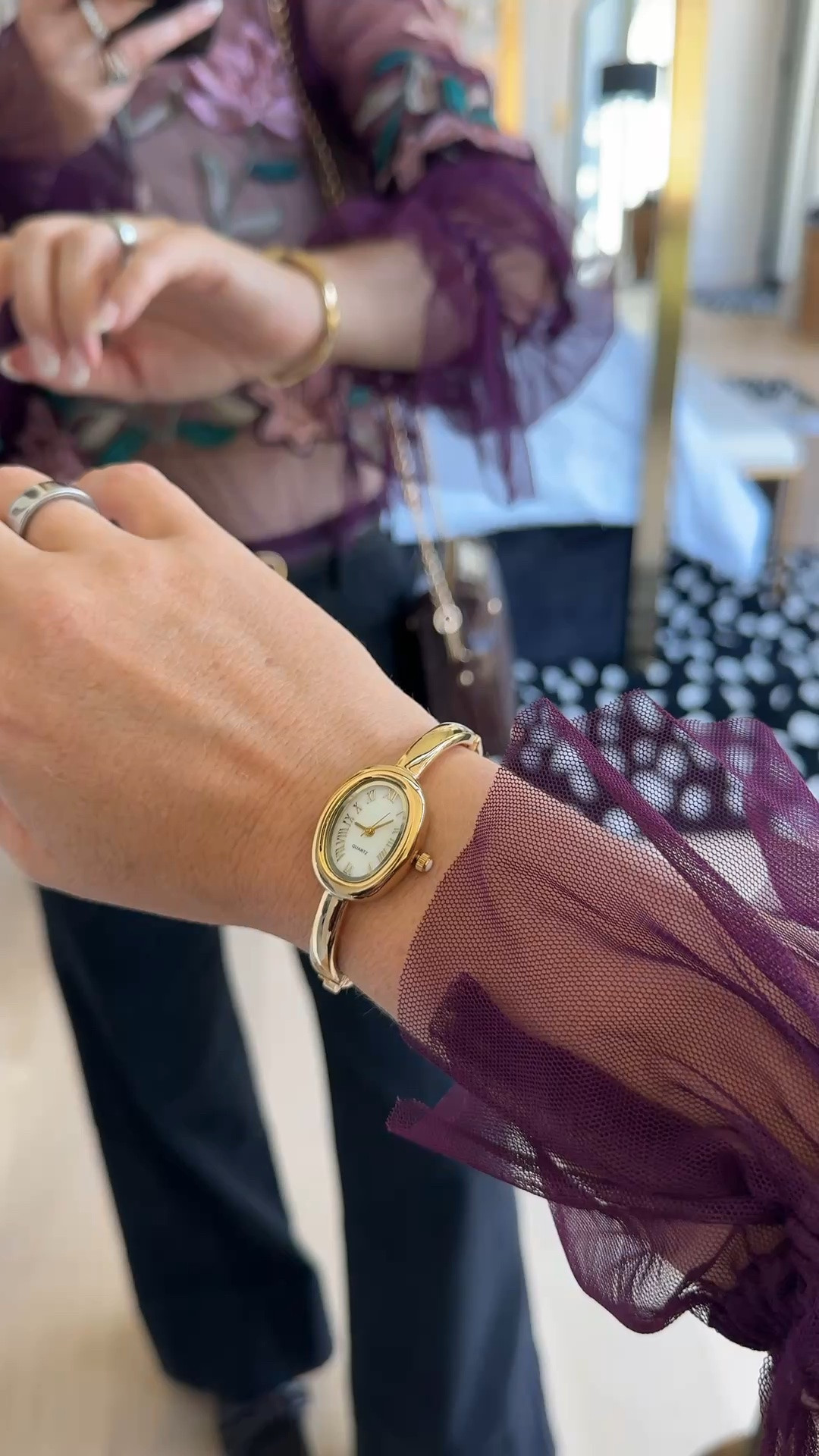 I am absolutely in love with this watch!! @Anthropologie

#LTKSeasonal #LTKgrwm #LTKootd