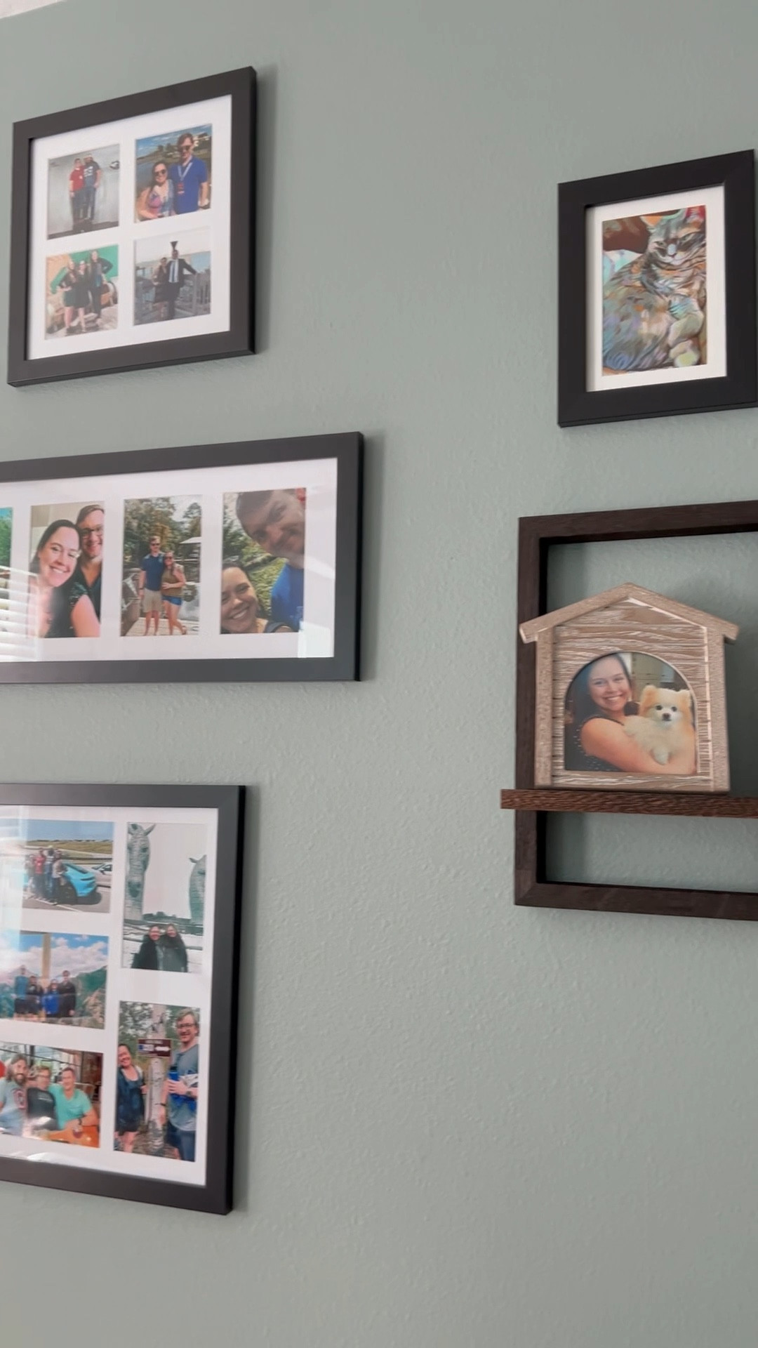 Our loft collage wall is coming together! It’s not complete — I need to order more photo prints to really fill it out — but I’m so happy with how it’s coming along!!  All of the frames are either from Amazon or Michael’s. Totally great prices, too, and super nice quality. I’m so happy with how they all look beside each other, and against the light blue-green wal

#LTKfindsunder100 #LTKsalealert #LTKhome