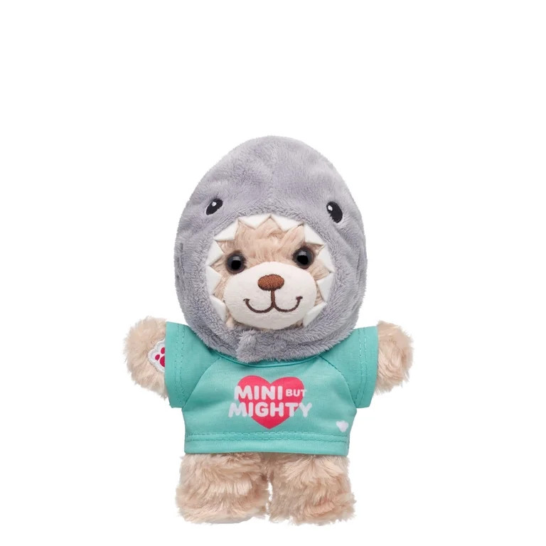 Build-A-Bear Mini Beans Shark Plush with Hood & T-Shirt | Walmart (US)