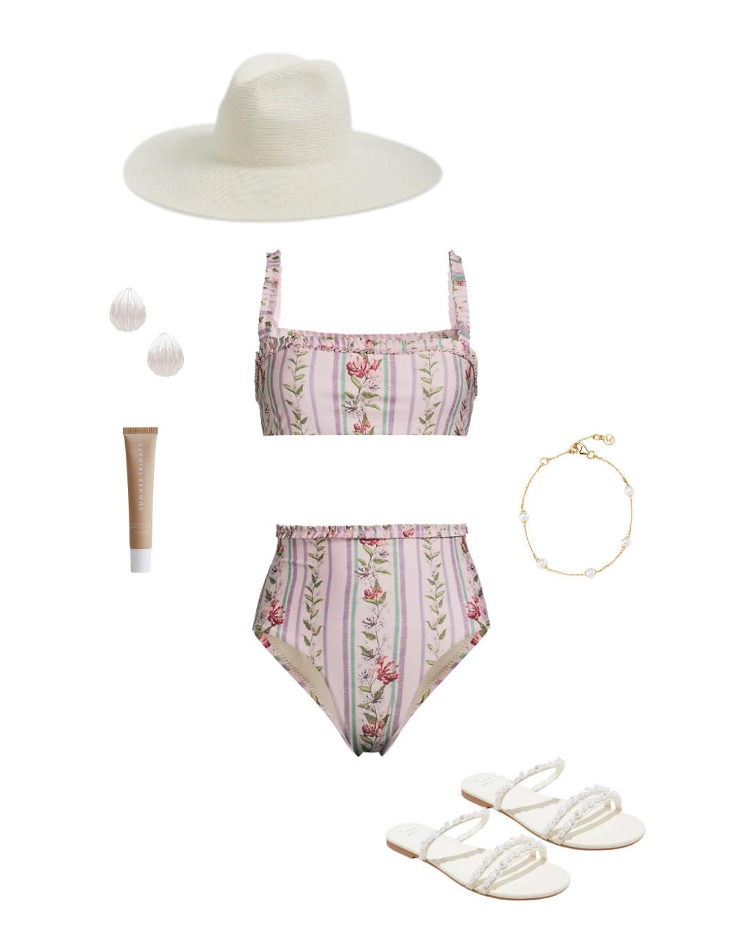 bathing suit look for this spring or summer vacation! love the pastel colors 🌸💐💖 #swimwear #vacation #vacay #bikini 

#LTKTravel #LTKStyleTip #LTKSwim