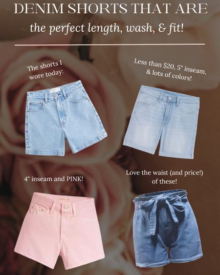 Love these denim shorts! #ltksummer #ltkdenim #shorts

#LTKsalealert #LTKfindsunder50
