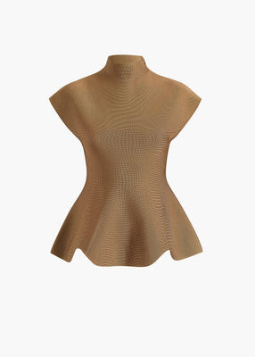 KHAITE - Andra Top In Carob | Khaite