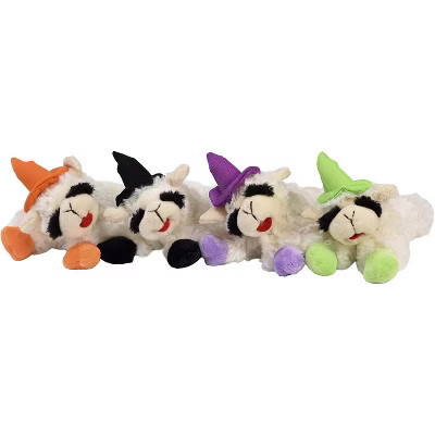 Multipet Lamb Chop with Witch Hat 6", White- One Toy | Target