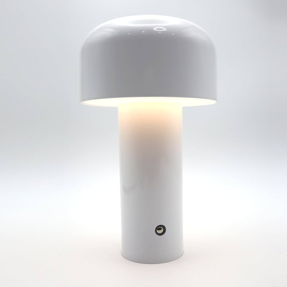 Portable Industrial LED Table Lamps, Rechargeable Battery Operated Metal Desk Lamp, Cordless Touc... | Amazon (CA)