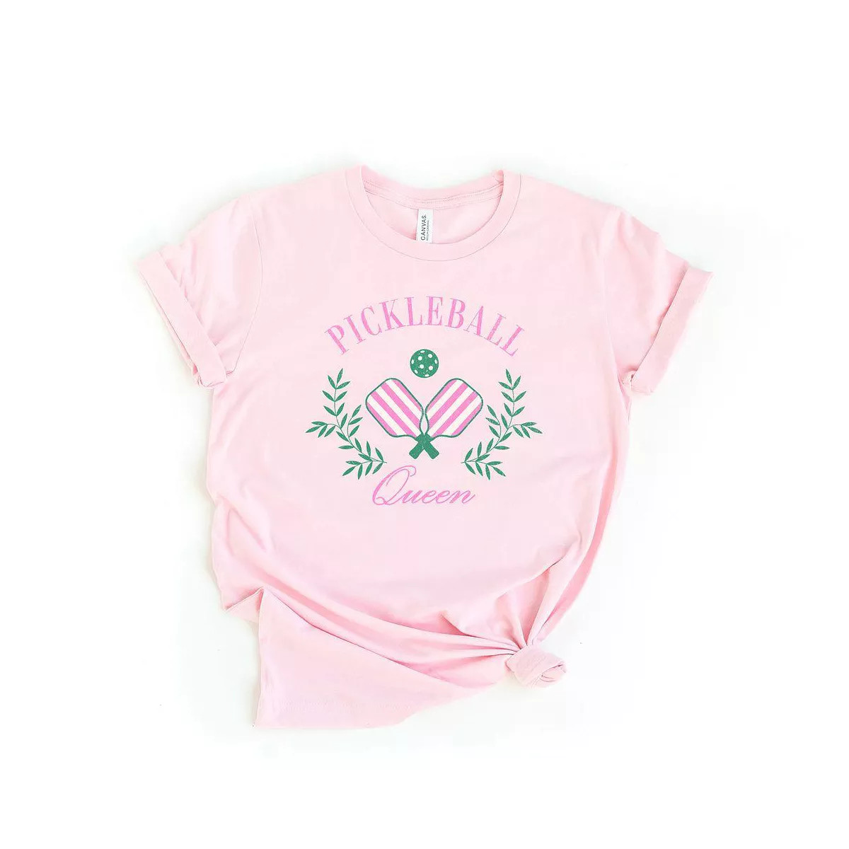 Simply Sage Market Women's Pickleball Queen Short Sleeve Graphic Tee | Target