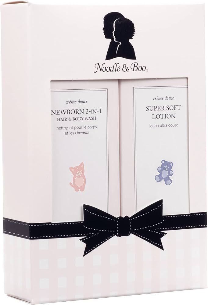 Noodle & Boo Bundle of Joy Newborn Baby Gift Set ; Newborn 2-in-1 Hair & Body Wash, Super Soft Ba... | Amazon (US)