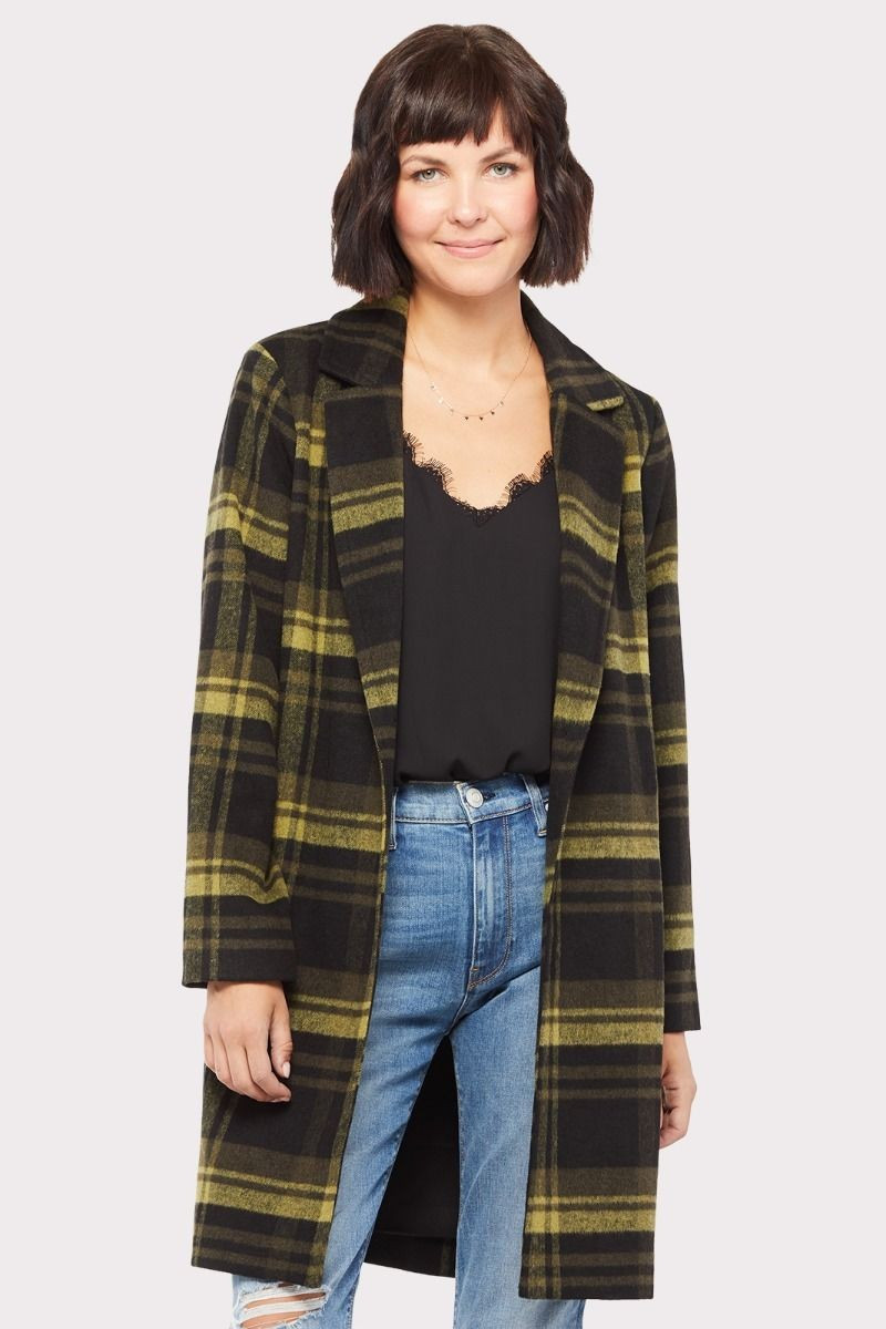 Plaid Coat | Evereve