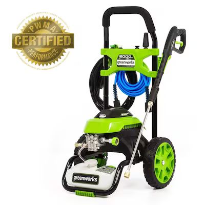 Greenworks 2000 PSI 1.2-Gallon-GPM Cold Water Electric Pressure Washer Lowes.com | Lowe's