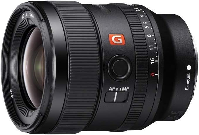 Sony E-mount FE 24mm F1.4 GM Full Frame Wide-angle Prime Lens (SEL24F14GM), Black | Amazon (US)