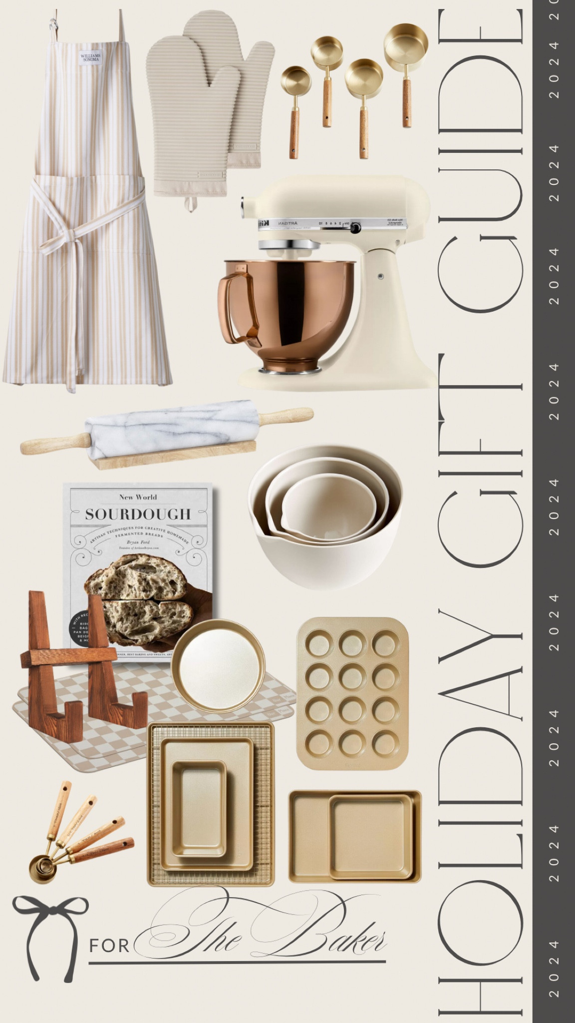 Gifts for bakers 🌲 including viral oven mitts, marble rolling pin, cookbook stand, silicone mixing bowls, bakeware, & more 🤎

#LTKGiftGuide #LTKHoliday #LTKHome