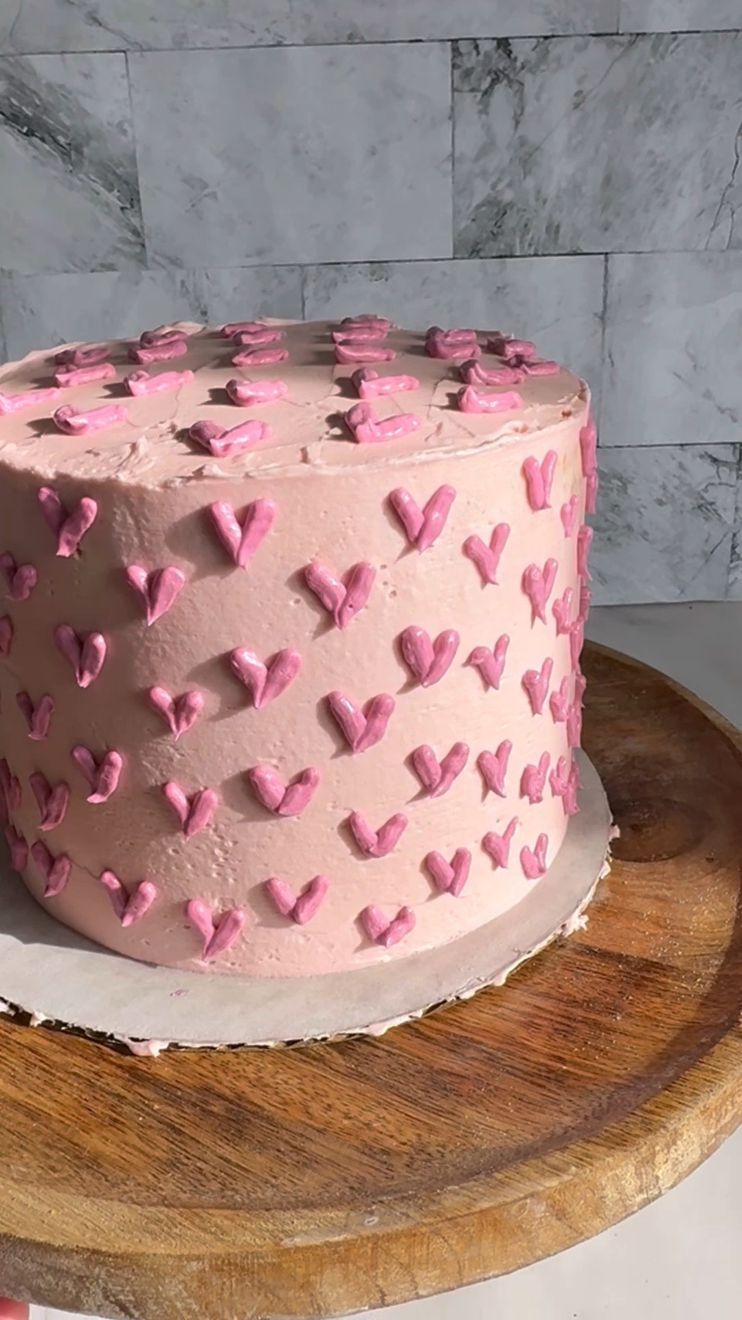 This homemade vanilla cake is light and fluffy. Complete with a raspberry filling you will have the best vanilla cake recipe.

Recipe: https://kaylazenner.com/the-best-vanilla-cake-with-raspberry-filling/