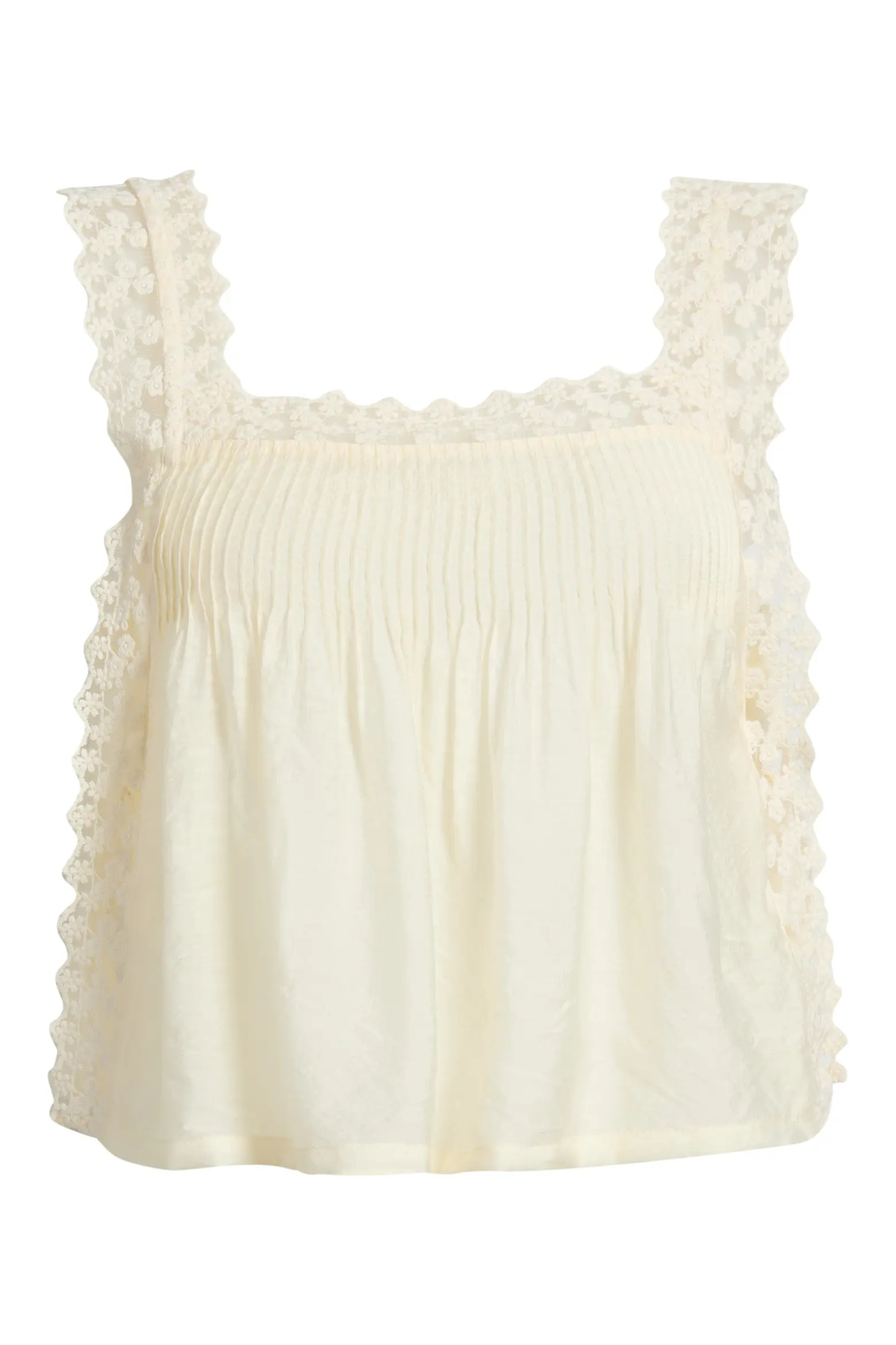 Easten Pintuck Lace Tank (Women) | Nordstrom | Nordstrom