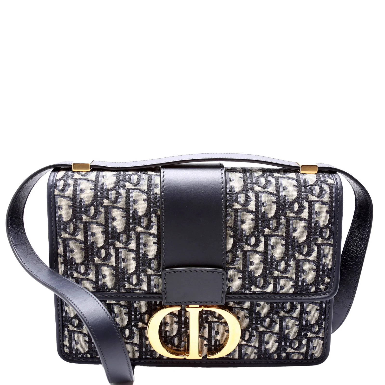 30 Montaigne Oblique Flap Bag | Keeks Designer Handbags