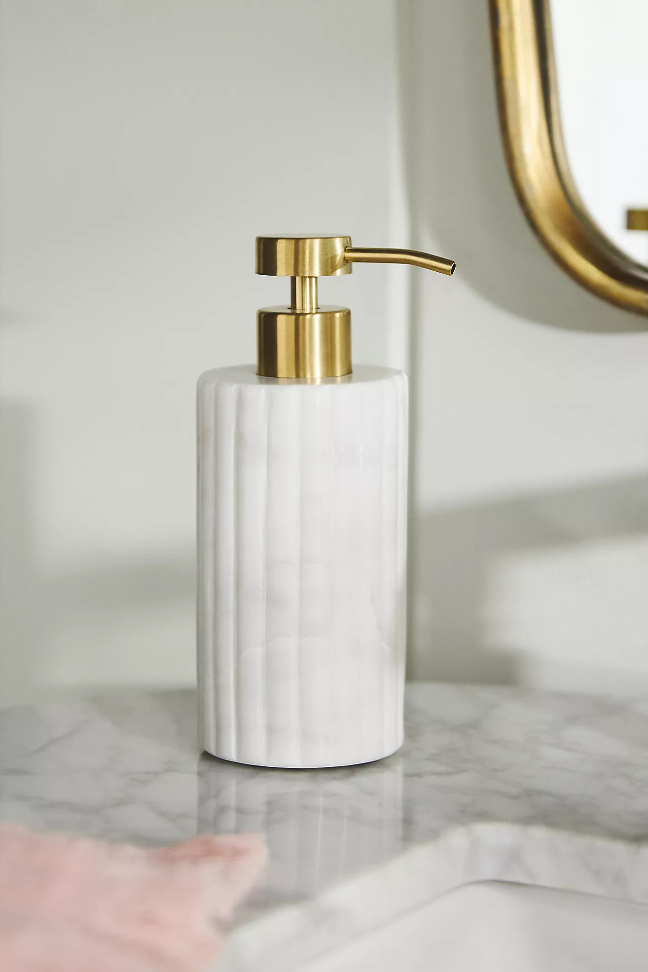 Malou Stone Bath Soap Pump | Anthropologie (US)