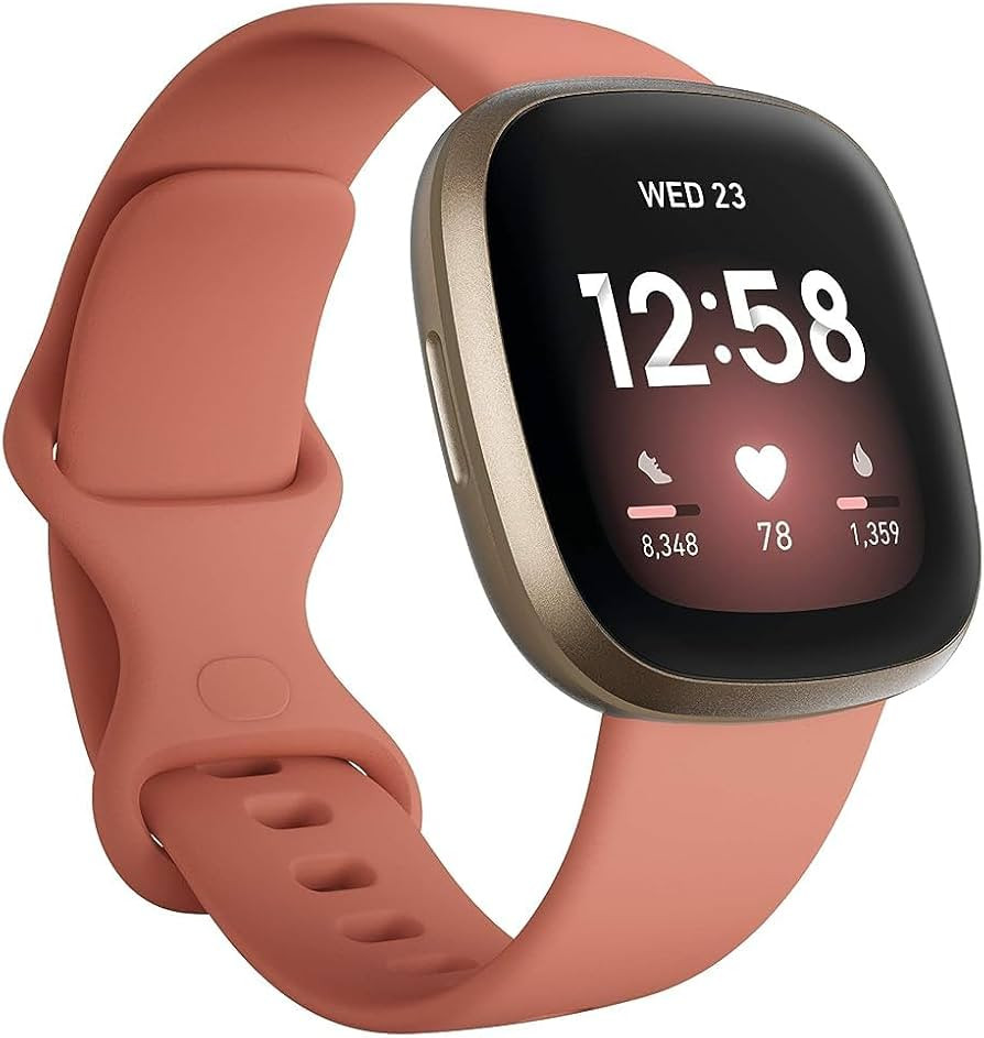 Fitbit Versa 3 Health & Fitness Smartwatch with GPS, 24/7 Heart Rate, Alexa Built-in, 6+ Days Bat... | Amazon (US)