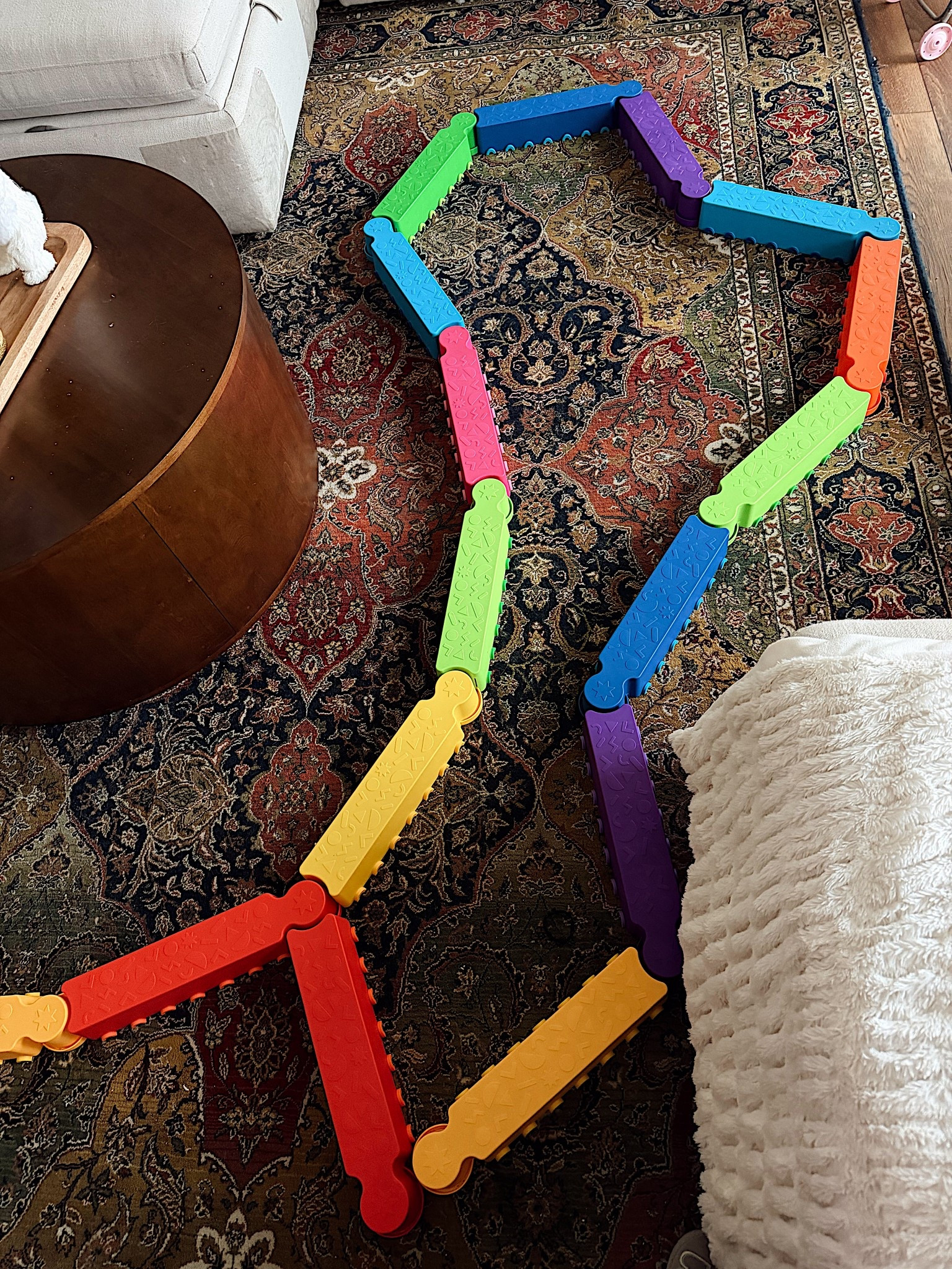 Our girls have been loving this stackable balance beam set so much that I went back and grabbed a second set for Christmas! Only $25 and comes with 10 segments that click together and have rubber bottoms so they don’t slip and slide around. Best part is they stack up really easy and don’t take up much space at all! It keeps our girls busy and elevates a game of floor is lava! 

#LTKmomlife #LTKGiftGuide #LTKKids