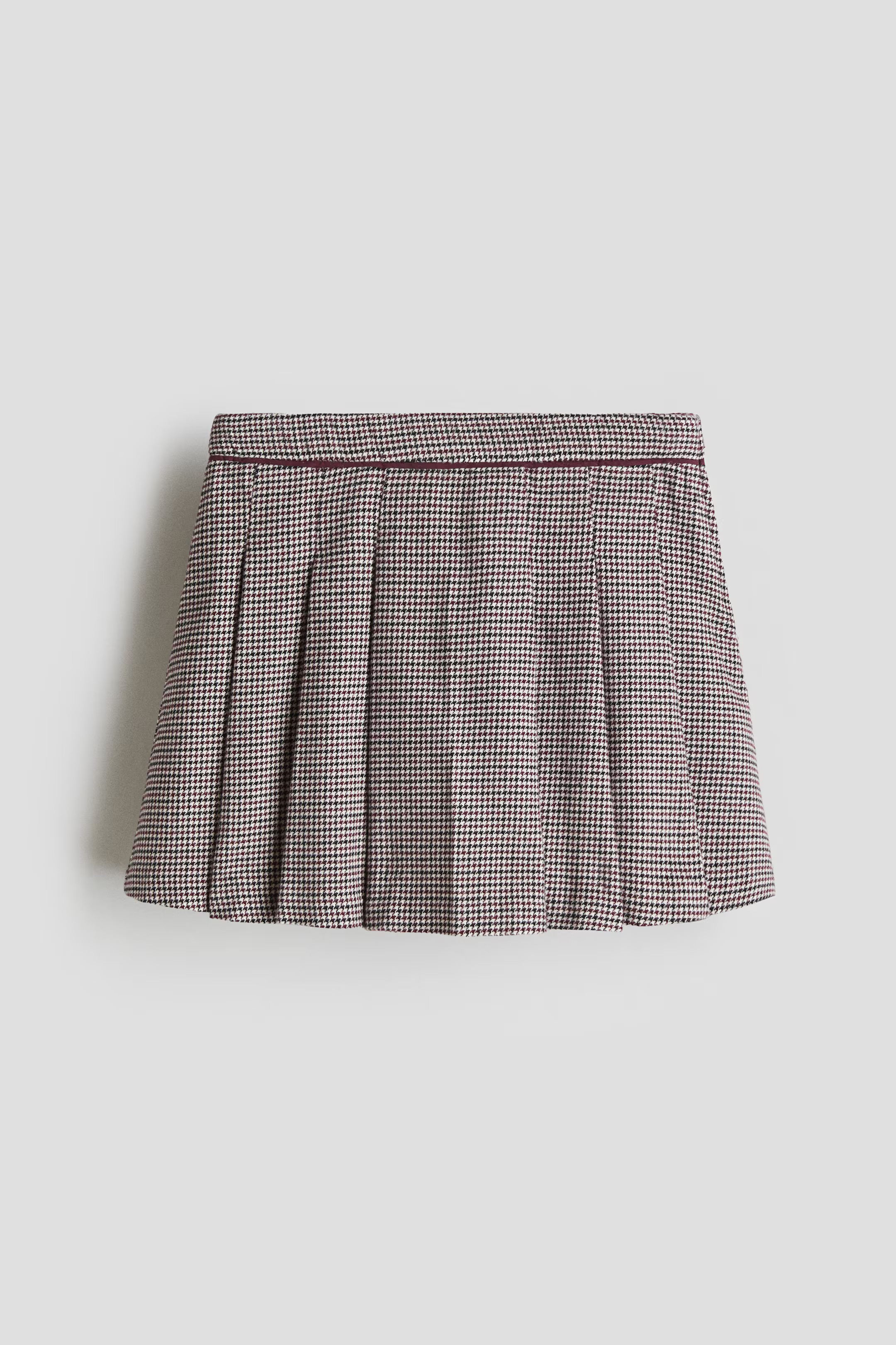 Pleated Cotton Twill Skirt | H&M (US + CA)