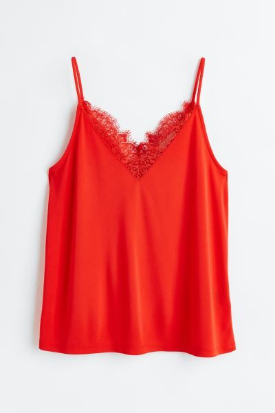Lace-trimmed Camisole Top | H&M (US + CA)