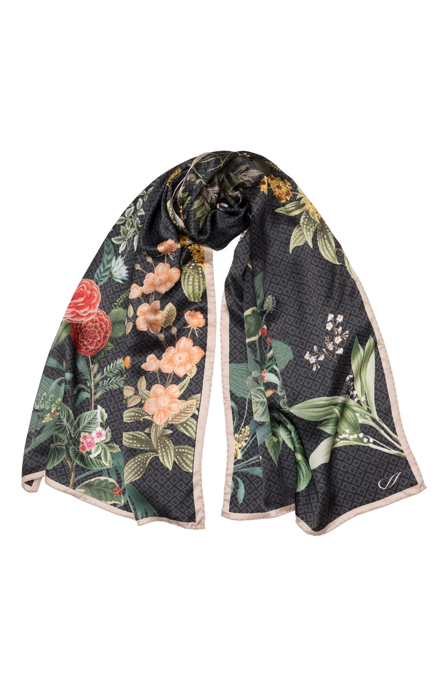 Sara - Long Satin Silk Scarf for Women | Nordstrom