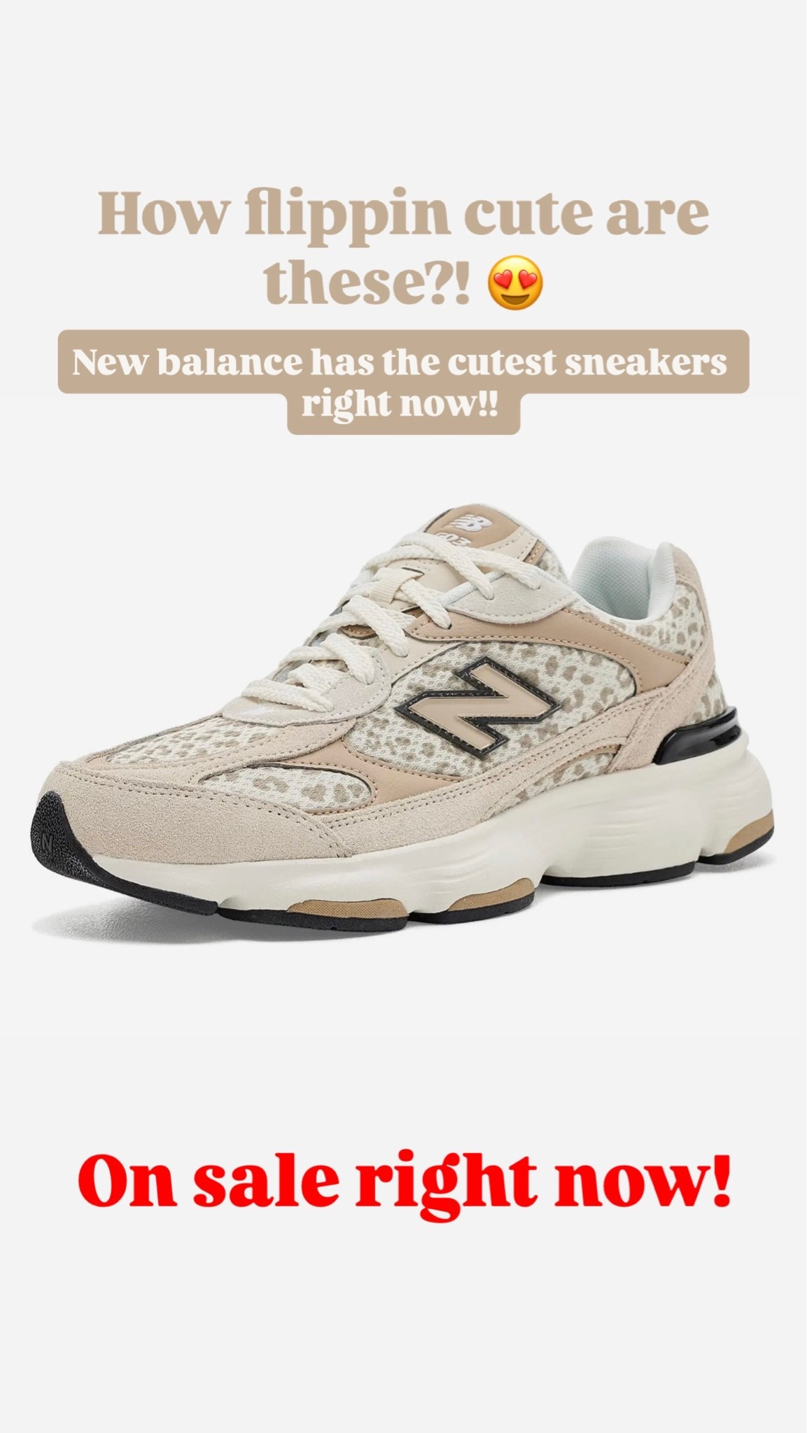New balance sneakers on sale! Love the subtle leopard print!

#LTKSaleAlert #LTKmomlife #LTKootd