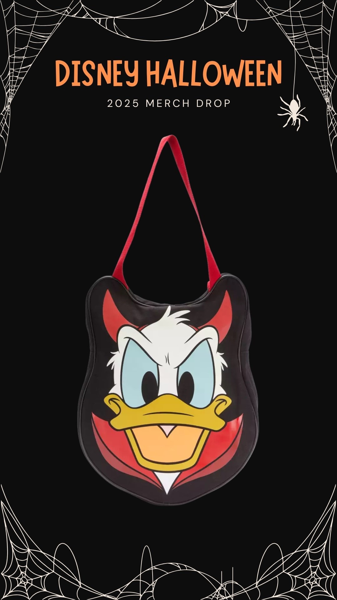 New devil donald character face tote bag from Disney for Halloween 

#LTKStyleTip #LTKSeasonal
