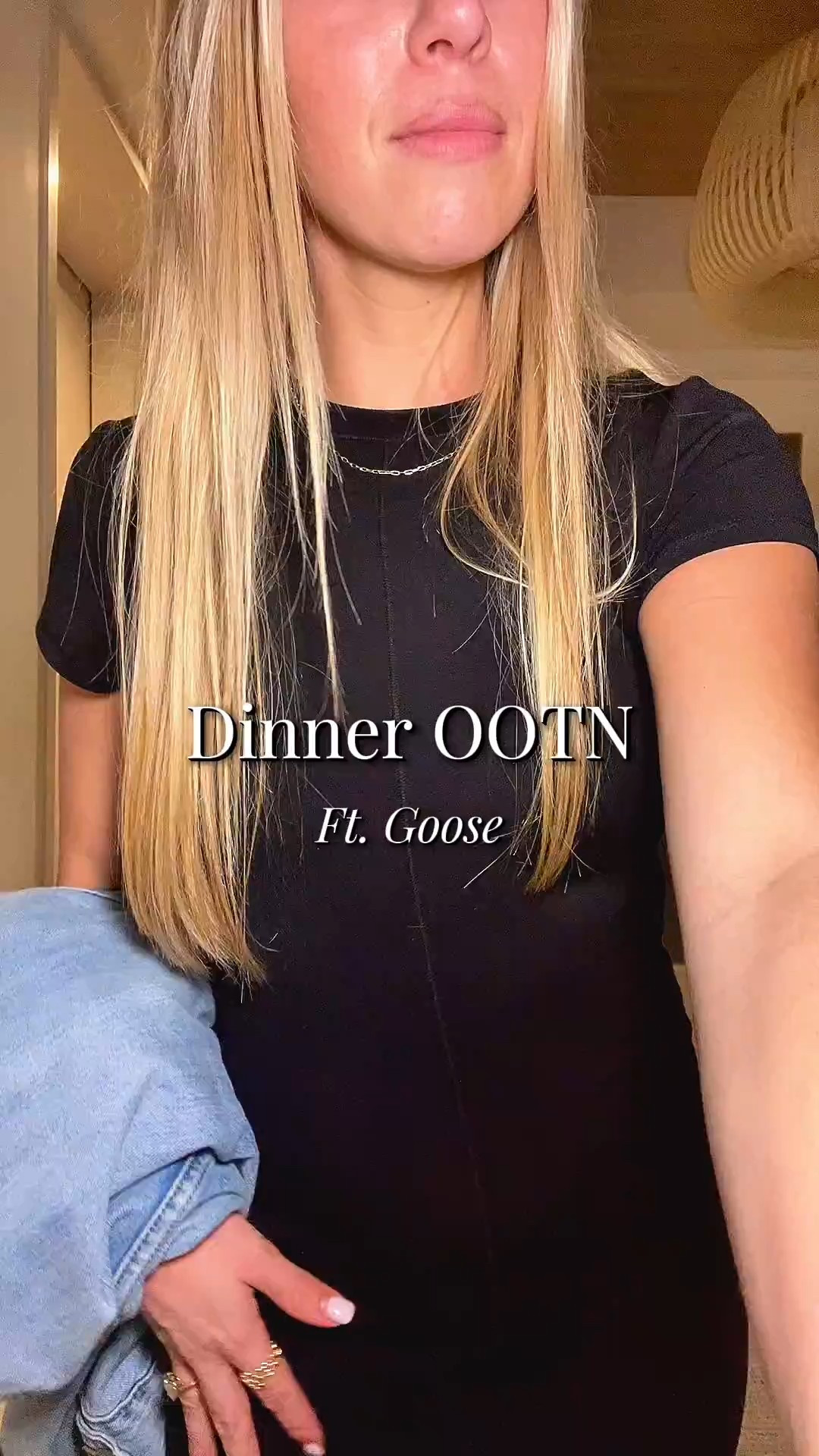 Quick dinner look 🖤 Alice + Olivia dress, block heels, and my Levi’s jacket to make it effortless but polished.
•
•
•
Alice + Olivia black dress, Nordstrom block heels, Levi’s oversized jean jacket, TikTok sunnies, evening outfit inspo, LTK fashion, chic dinner outfit, date night style, small frame style, versatile dress styling, fall evening outfit, weekend evening outfit

#LTKFindsUnder50 #LTKootd #LTKFindsUnder100