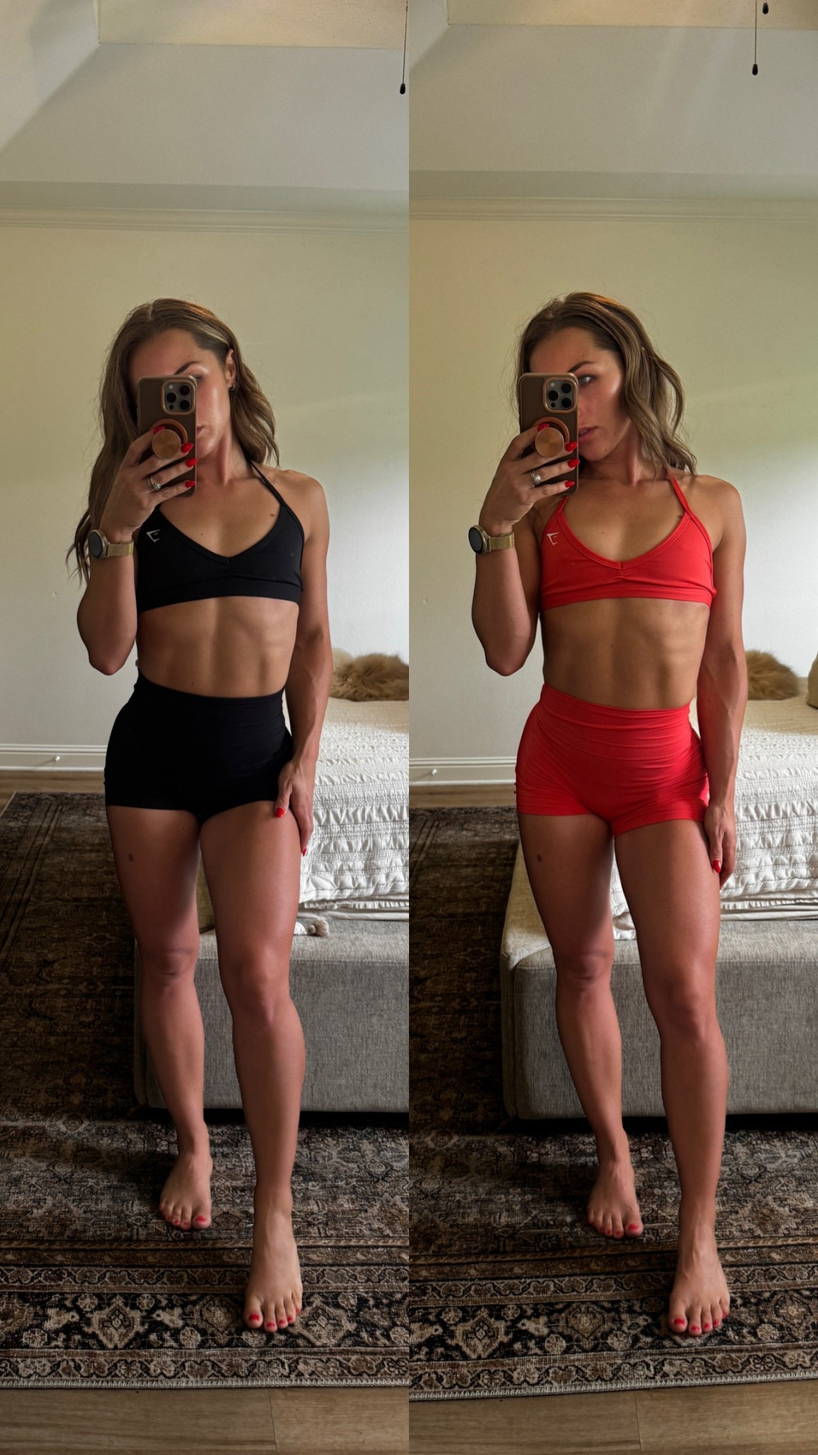 Whitney Simmons X Gymshark does it again 💪🏽🦈👯‍♀️❤️‍🔥🖤 the perfect matching gym set for all the active girls 🫡

Height: 5’0”
Weight: 119lbs
Sports Bra: XS
Shorts: XS

#LTKPetite #LTKActive #LTKFindsUnder50