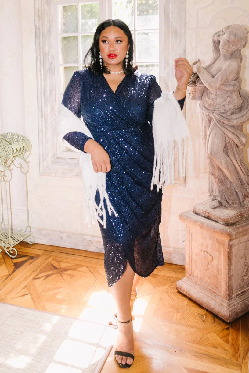 Starstruck Dress in Navy - FINAL SALE | Ivy City Co