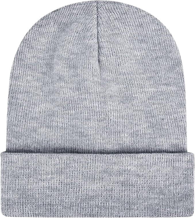 ZOORON Beanie for Men Women Warm Winter Hat Unisex Soft Knit Cuffed Beanie Skull Cap | Amazon (US)