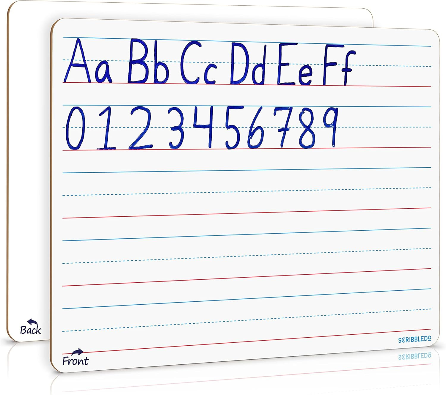 Double Sided Whiteboard Lined Dry Erase Board for Kids Ruled Writing Board Handwriting Practice f... | Amazon (US)