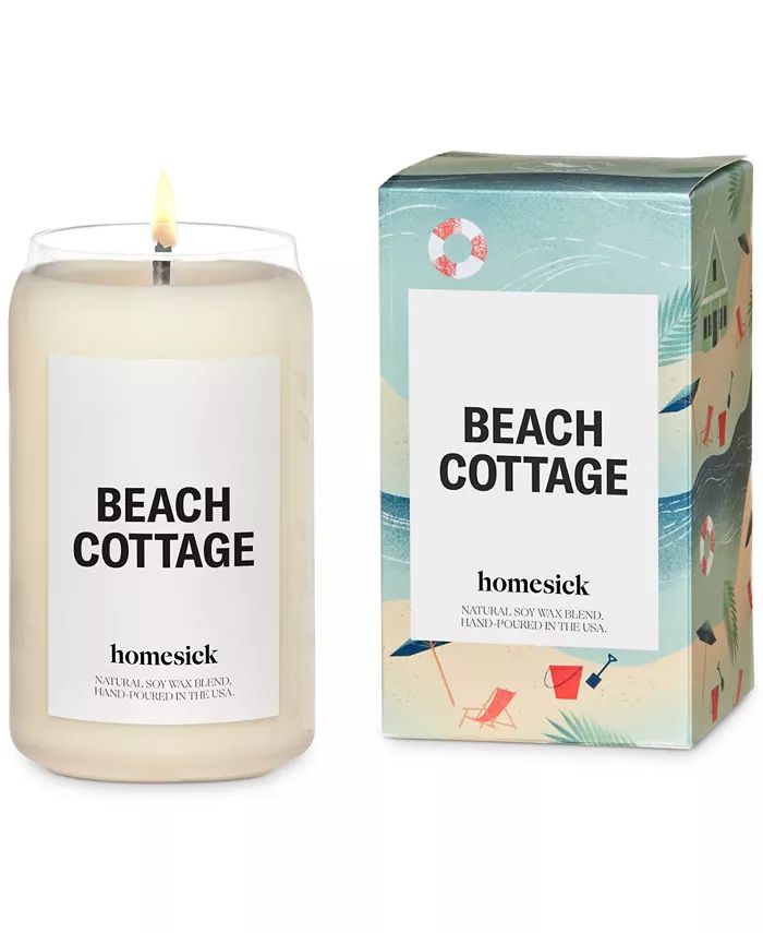 Homesick Candles Beach Cottage Candle, 13.75 oz. & Reviews - Unique Gifts by STORY - Macy's | Macys (US)