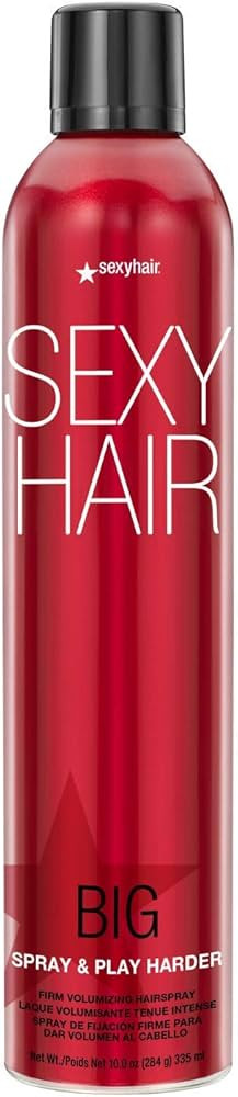 SexyHair Big Spray & Play Harder Firm Volumizing Hairspray | All Day Hold and Shine | Up to 72 Ho... | Amazon (US)