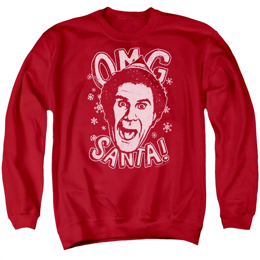 Elf - Omg Santa - Crewneck Sweatshirt - Medium | Walmart (US)