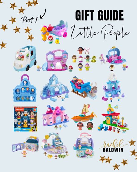 It’s officially the holiday season!! 🎄🥰 And that means it’s time for GIFT GUIDES🎁

Here’s a roundup of Little People play sets (part 1 of 3!). This group features Disney and babies themes 👑👶

#LTKGiftGuide #LTKkids #LTKHoliday