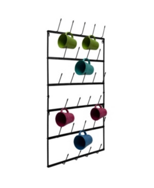 Sorbus 6 Row Wall Mounted Metal Coffee Mug Rack | Macys (US)