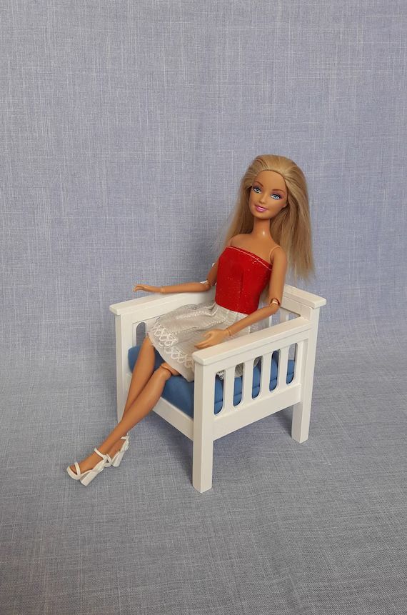 Wooden Frame Single Seat Sofa 1:6 Scale for 12 Inch Doll / | Etsy | Etsy (US)