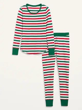 Matching Printed Thermal Pajama Set for Women | Old Navy (US)