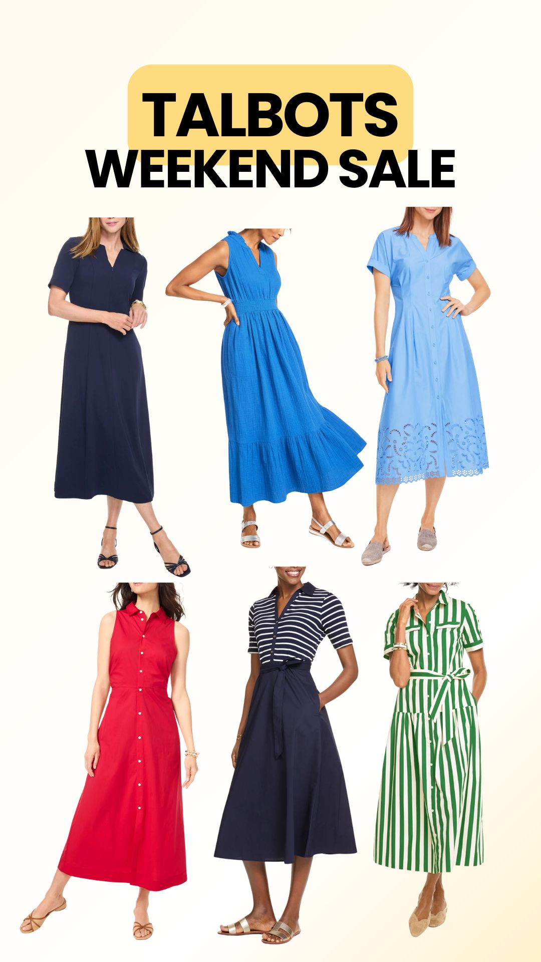 I don't think I have anything in my closet from @Talbots, but I took a look at the dresses they have on sale, and they have some really cute ones. Some are selling out quickly, so if you're looking to buy, do it while your size is still available.

#LTKSaleAlert #LTKMidsize #LTKTall