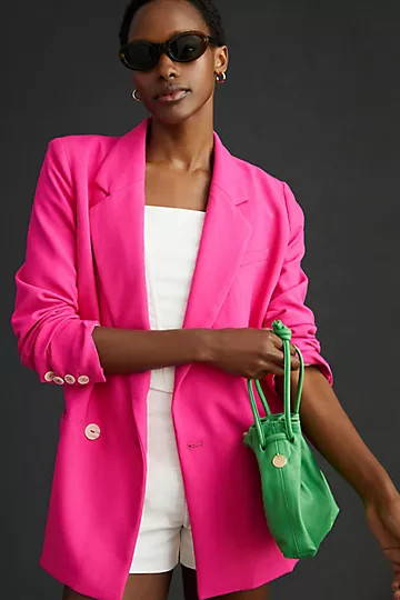 Maeve Double-Breasted Blazer | Anthropologie (US)