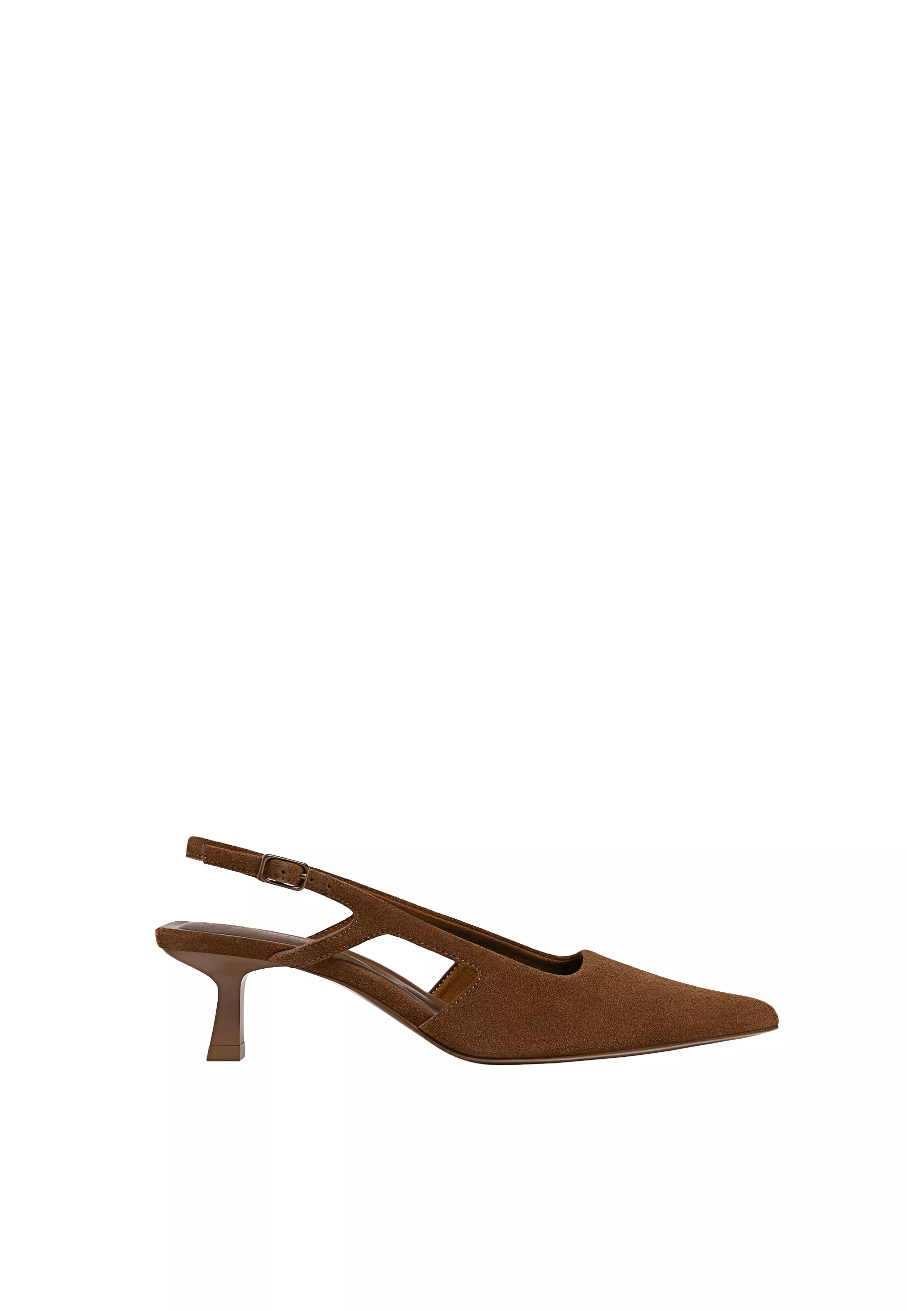 Escarpins kitten en cuir - Chaussures Talon femme | Stradivarius France | Stradivarius (FR)