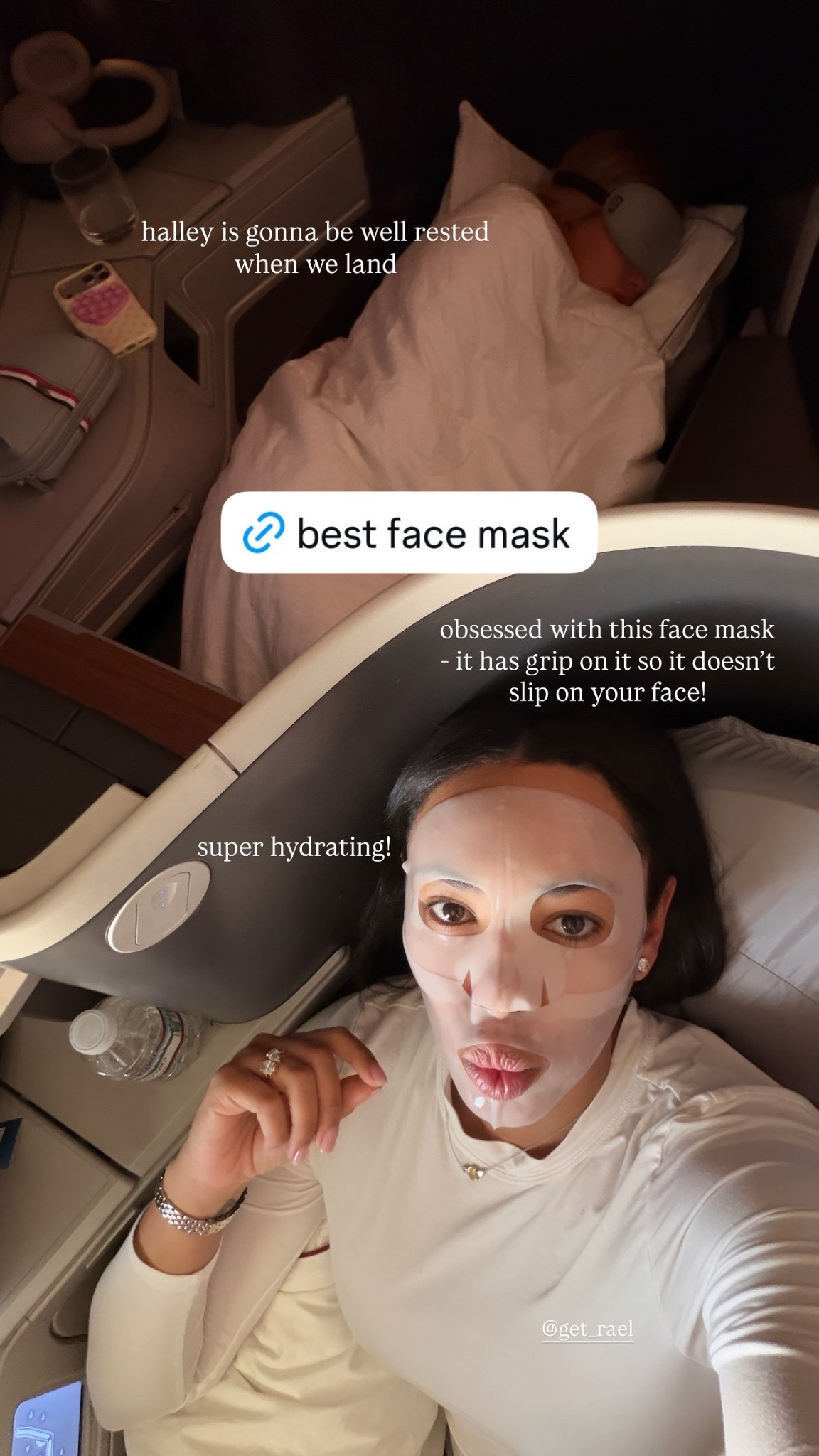 halley is gonna be well rested when we land  obsessed with this face mask - it has grip on it so it doesn’t slip on your face!  super hydrating! 

#LTKselfcare #LTKTravel #LTKBeauty
