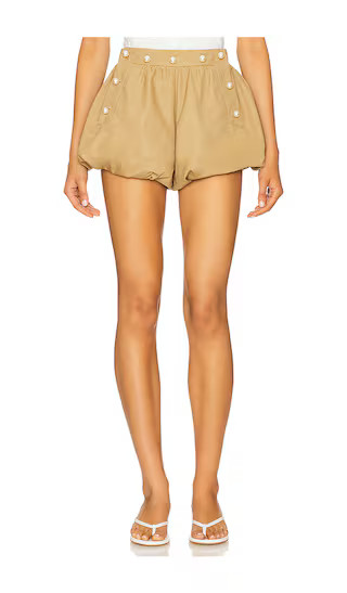 Sea Suzette Sportswear Bubble Shorts in Brown. - size 10 | Revolve Clothing (Global)