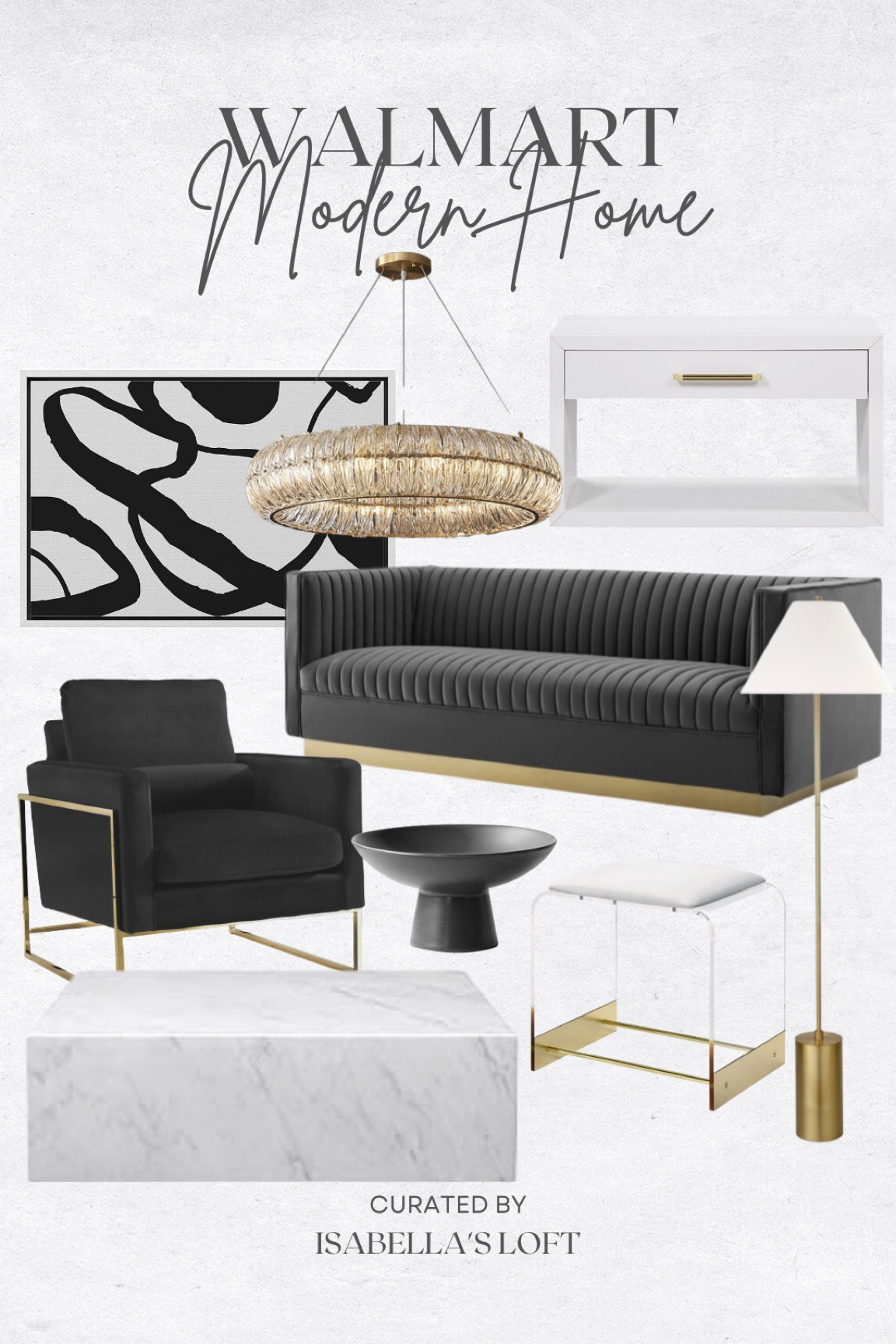 Walmart Modern Home

Media Console, Living Home Furniture, Bedroom Furniture, stand, cane bed, cane furniture, floor mirror, arched mirror, cabinet, home decor, modern decor, mid century modern, kitchen pendant lighting, unique lighting, Console Table, Restoration Hardware Inspired, ceiling lighting, black light, brass decor, black furniture, modern glam, entryway, living room, kitchen, bar stools, throw pillows, wall decor, accent chair, dining room, home decor, rug, coffee table

#LTKhome #LTKFind #LTKbump