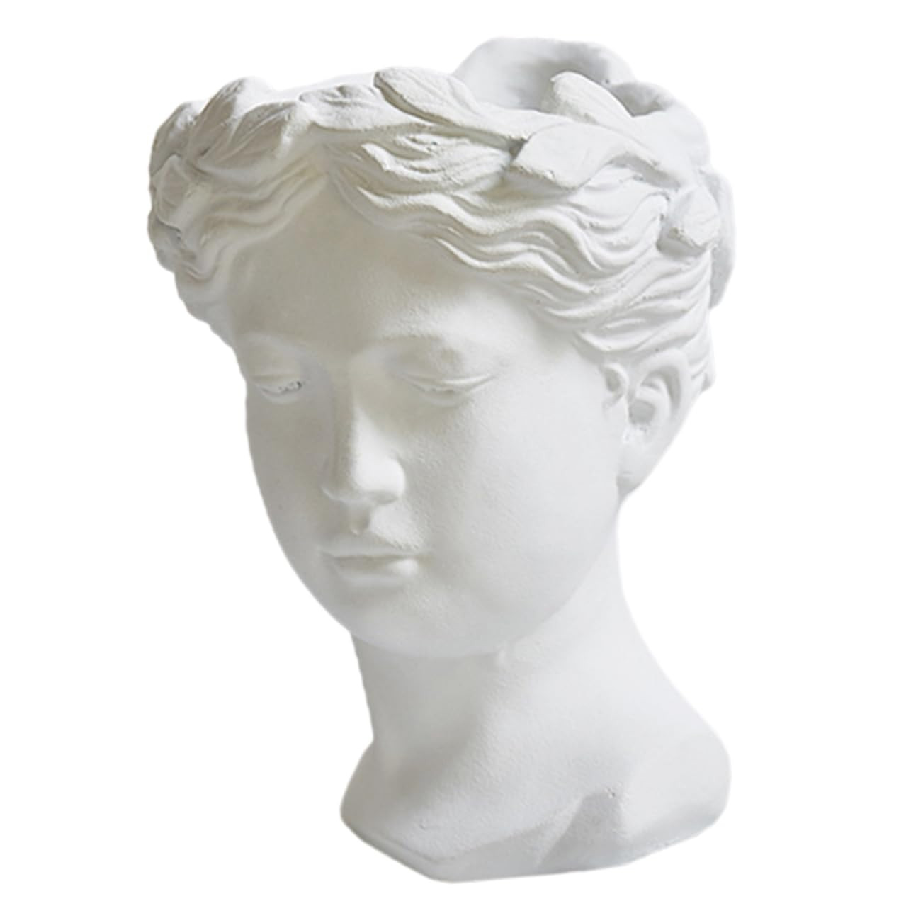 IMIKEYA Resin Statue Flower Statue Planter Home Decor Office Decor Elegant Planter Vase | Amazon (US)